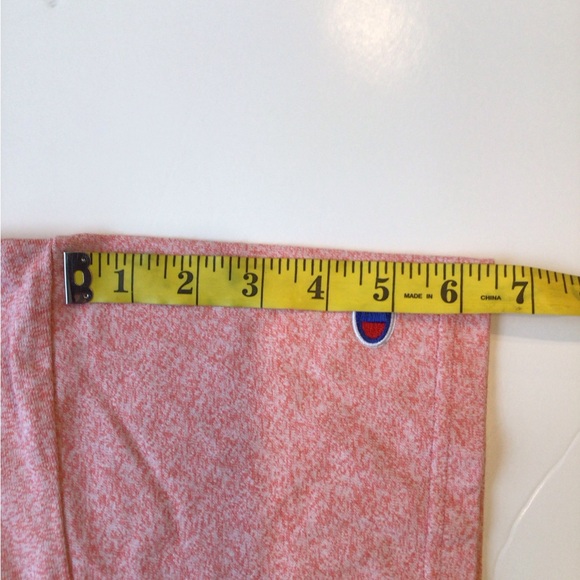 Champion Heathered Pink CropTop Tee - Picture 6 of 9